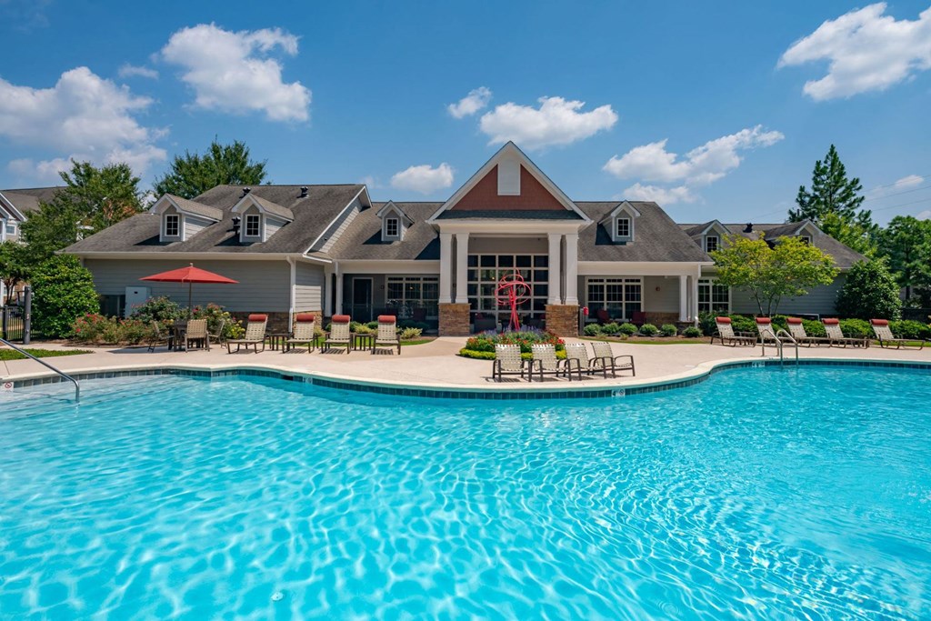 Ashby at Ross Bridge Swimming Pool Resort-Inspired Saline Swimming Pool with Lounge Chairs and WiFI Hotspot at Ashby at Ross Bridge, Hoover, AL 35226